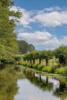 Alstätter Aa near the Haarmühle, Ahaus, district of Alstätte, Münsterland, North Rhine-Westphalia,