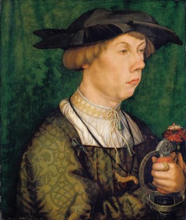 Portrait of a member of the Weiss family from Augsburg, the person depicted is 22 years old, which