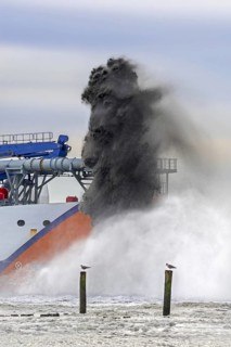 Trailing suction hopper dredger Vox Apolonia of Van Oord, Dutch maritime contracting company