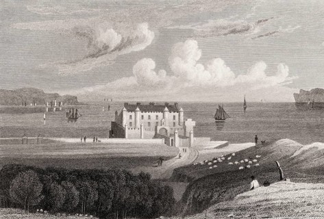 Thurso Castle, Thurso, Caithness, 19th century, from Modern Athens by Th. H. Shepherd