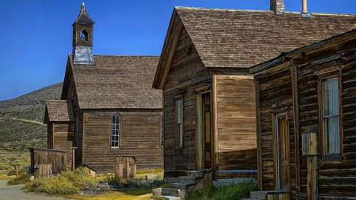 USA, California, Bodie Ghost Town, Bodie, California, USA
