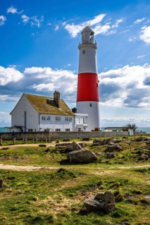 Portland Bill Lighthouse, Portland Bill, Isle of Portland, Dorset, England, United Kingdom