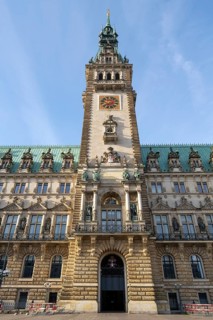 City Hall, State Government, North German Renaissance, Hamburg, Germany