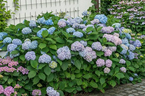 Garden hydrangea (Hydrangea macrophylla ENDLESS SUMMER), Germany