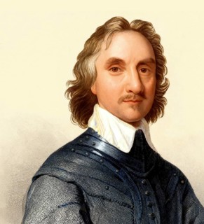 Oliver Cromwell, 1599 - 1658, the founder of the English republic, Lord Protector of England,