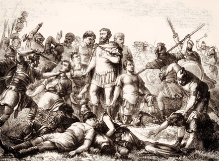 The Martyrdom of Saint Maurice and the Theban Legion or Martyrs of Agaunum, in 286 AD