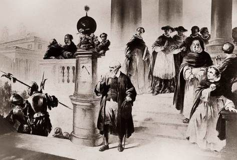 Galileo Galilei before the Roman Inquisition, 1632