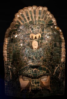 Funeral headress Yuknoom Ch'een II, Calakmul, Late Classic period, Mayan archaeological museum,