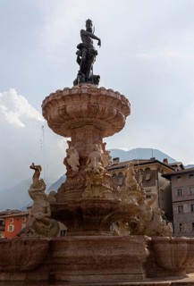 Neptune Fountain, Trento, Tyrol, Italy