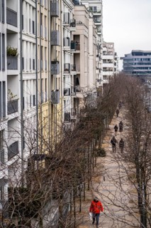 Residential buildings, rental flats, condominiums in the city centre, Düsseldorf-Pempelfort,