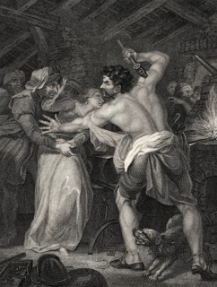 Wat Tyler tötet den Steuereintreiber, Bauernaufstand von 1381