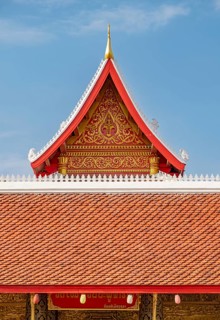 Wat May Suwannaphumaham Monastery, Luang Prabang, Laos