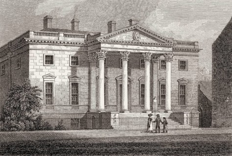 Old Physicians' Hall, George Street, Edinburgh, Scotland, 19th century, Views in Edinburgh by J. &