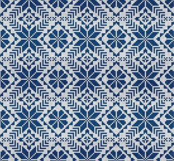 Scandinavian style seamless mosaic tiles pattern