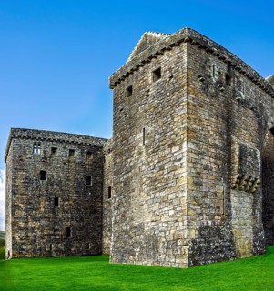 Hermitage Castle, Hermitage Water, Liddesdale, Roxburghshire, Newcastleton, Hawick, Scotland, UK