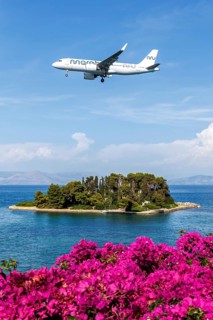 An Airbus A320 aircraft of Marabou Stork Airlines with the registration number ES-MBA at the