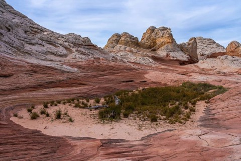 Captured in White Pocket, Arizona, this image showcases the stunning and surreal rock formations