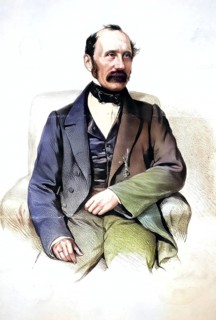 Ernst Seelig (1819-1874), Dr juris, civil servant, Historical, digitally restored reproduction from