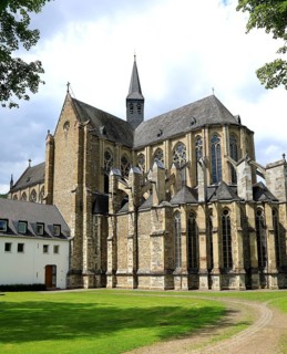 Altenberg Cathedral, Bergischer Dom, former monastery church of Altenberg Abbey, built by the