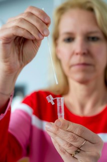 Corona antigen rapid test, lay test, self-test, for the detection of SARS-CoV-2 infection, nasal