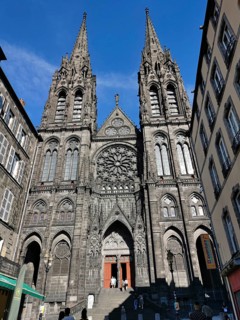 Clermont-Ferrand. Cathedral Notre-Dame-de-lAssomption. Puy de Dome department. Auvergne Rhone Alpes