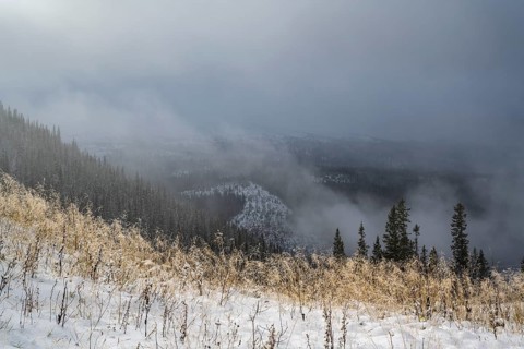 Winter atmosphere, Åre, Jämtland, Sweden, October 2021