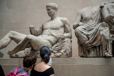 London, UK. August 2nd 2023 The Elgin Marbles, a collection of Greek sculptures from the Parthenon