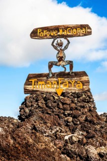 Fire Mountains of Timanfaya National Park, Montanas del Fuego, Lanzarote, Canary Islands, Spain