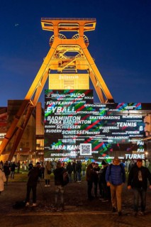 Advertising for participation in the referendum on the Olympic bid of North Rhine-Westphalia, with