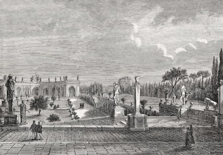 The Villa Albani, Rome, Italy, 19th Century