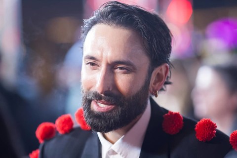 Tom Neuwirth alias Conchita Wurst on the Red Carpet in front of the premiere of the film The Blood