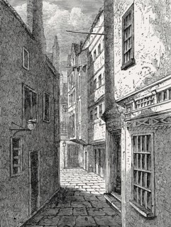 The Earl of Selkirk's House, Hyndford Close, Edinburgh, Scotland, 19th century