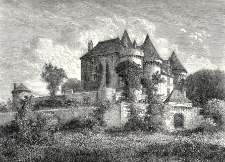 The Château de Fénelon, Dordogne, Nouvelle-Aquitaine, France, 19th Century