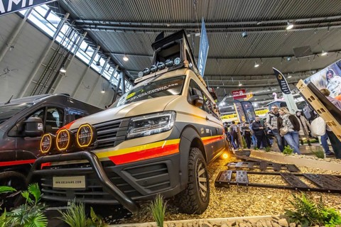Caravan — Motor — Tourism trade fair in Stuttgart. According to the exhibition organizer, CMT is