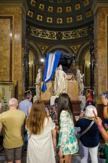 Buenos Aires, Argentina, Many tourists photograph the mausoleum of General José de San Martín in