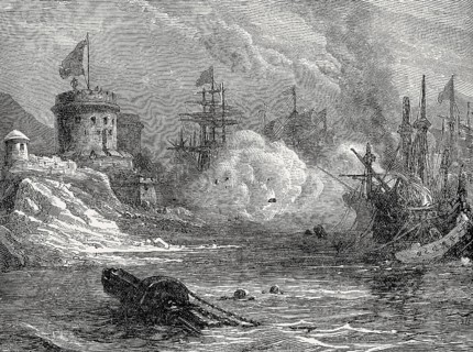 The Battle of Sesimbra Bay, on 3 June 1602, Anglo-Spanish War, From British Battles on Land and