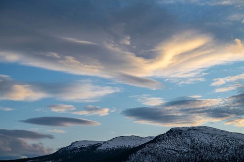 Evening atmosphere, Alvdal Vestfjell, Hedmark, Innlandet, Norway, March 2026