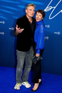 Oliver Masucci, Julia Koschitz, ARD BLUE HOUR 2025, Photo Call, Hotel Telegraphenamt, Berlin, 14.02