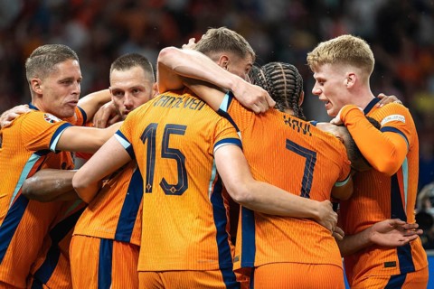 BERLIN, GERMANY - JULY 6, 2024: Euro 2024 quarterfinal match Nederlands vs Turkey (Turkiye) 2:1.