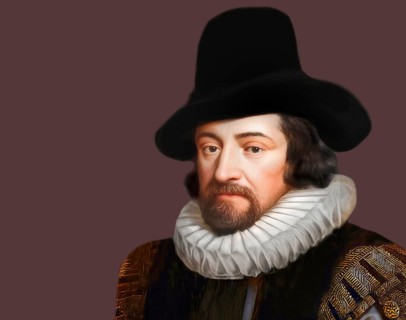 Portrait of Sir Francis Bacon, Baron Baco of Verulam, 1561 - 1626, English lawyer, statesman,