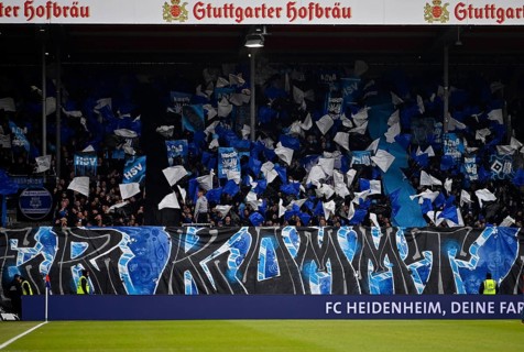 Fan block, fans, fan curve, flags, atmosphere, atmospheric Hamburger SV HSV soccer Bundesliga,