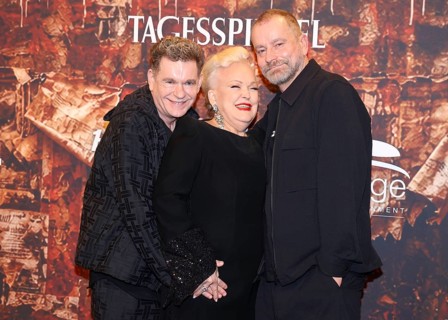Peter Plate, Angelika Milster and Ulf Leo Sommer at the premiere - We Are Alive - The Berlin