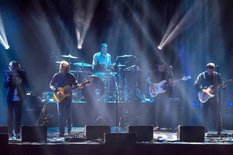 Wroclaw, Poland. 27th February, 2018. Concert of band Dire Straits Experience