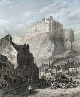 Edinburgh Castle, a historic fortress, Edinburgh, Scotland, United Kingdom