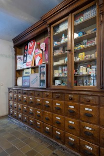 Former Thuringian drugstore from 1898, used as a corner shop from 1920 to 1960, now in the