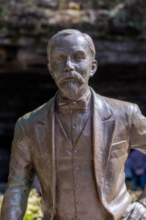 Visitor Center and main entrance to the Jack Daniel Distillery in Lynchburg, Tennessee