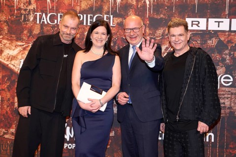 Ulf Leo Sommer, Katharina Günther-Wünsch, Kai Wegner and Peter Plate at the Premier - We Are Alive