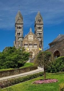 Roman Catholic parish church in Clerf or French Clervaux or Luxembourgish Cliärref or Klierf, Duchy
