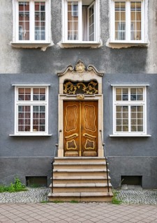 Ornate Door, Gdansk, Gdansk, Poland