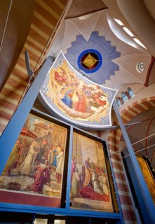 Kaisersaal, Kaiserdom, the cathedral of Speyer, interior view, Speyer, Rhineland-Palatinate,